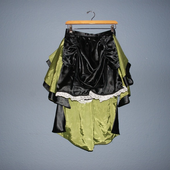 HALLOWEEN COSTUME Girls Victorian Witch 2 PC Set L - Picture 3 of 6